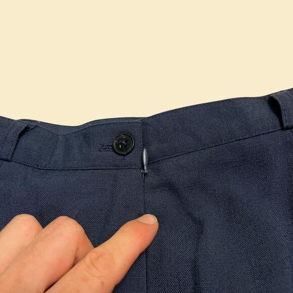 Vintage 70s/80s navy blue skirt by Celeste Sport, size 10 midi to maxi skirt - Picture 5 of 6